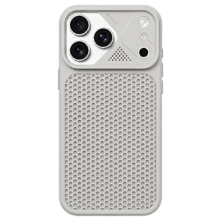 Mecha Style Heat Dissipation Mesh TPU Phone Case, For iPhone 18, For iPhone 18 Pro, For iPhone 18 Pro Max
