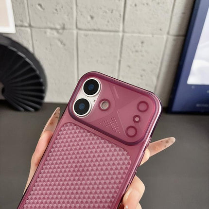 Mecha Style Heat Dissipation Mesh TPU Phone Case, For iPhone 18, For iPhone 18 Pro, For iPhone 18 Pro Max