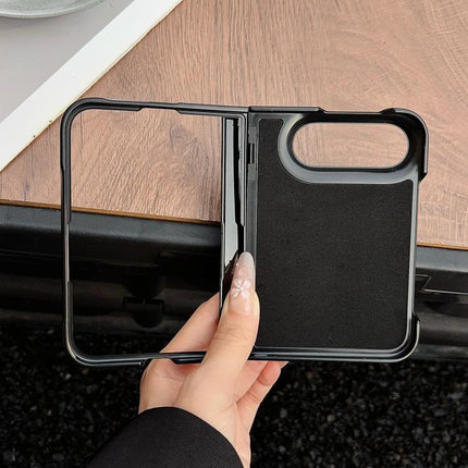 Folding Shaft Magnetic Litchi Texture Leather Phone Case, For iPhone Duo