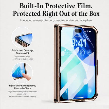 Litchi Texture Magnetic Integrated Film Phone Case, For iPhone Duo