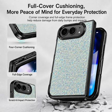 Flash Diamond Integrated Film Phone Case, For iPhone Duo