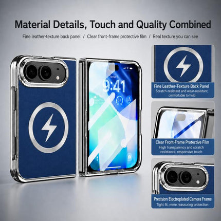 Flash Magnetic Integrated Film Phone Case, For iPhone Duo