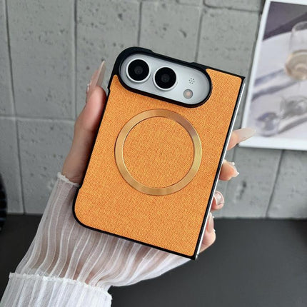 CD Magsafe Magnetic Cloth Texture Phone Case, For iPhone Duo