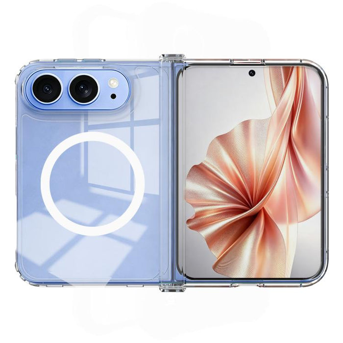 imak Ice Crystal Series Micro Airbag Shockproof Magnetic Phone Case, For iPhone Duo