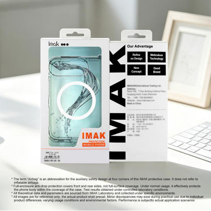 imak Ice Crystal Series Micro Airbag Shockproof Magnetic Phone Case, For iPhone Duo
