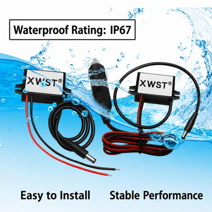 XWST Female Cigarette Lighter to DC 5.5 X 2.1mm Male Car Power Module, 1A, 2A, 3A, 4A, 5A