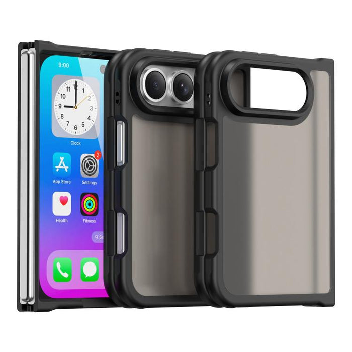 Fan Dun Series TPU Hybrid PC Frosted Phone Case, For iPhone Duo