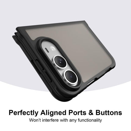 Fan Dun Series TPU Hybrid PC Frosted Phone Case, For iPhone Duo