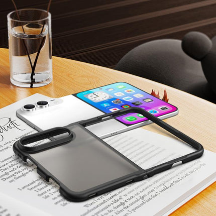Fan Dun Series TPU Hybrid PC Frosted Phone Case, For iPhone Duo
