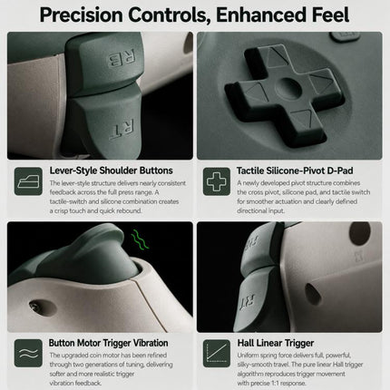 8BitDo Orion Youth Wired Gaming Controller with RGB – Hall Effect Triggers