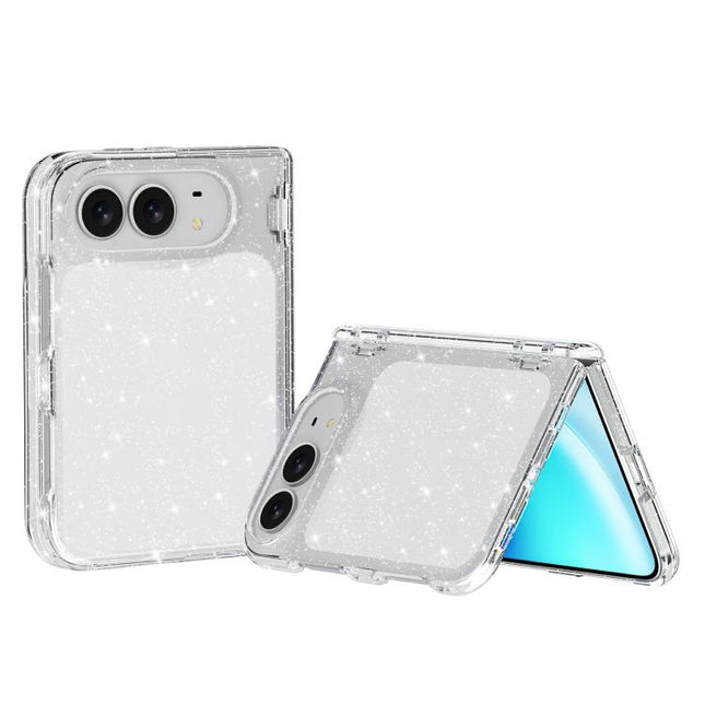 Shockproof Terminator Glitter Powder Phone Case, For iPhone Duo