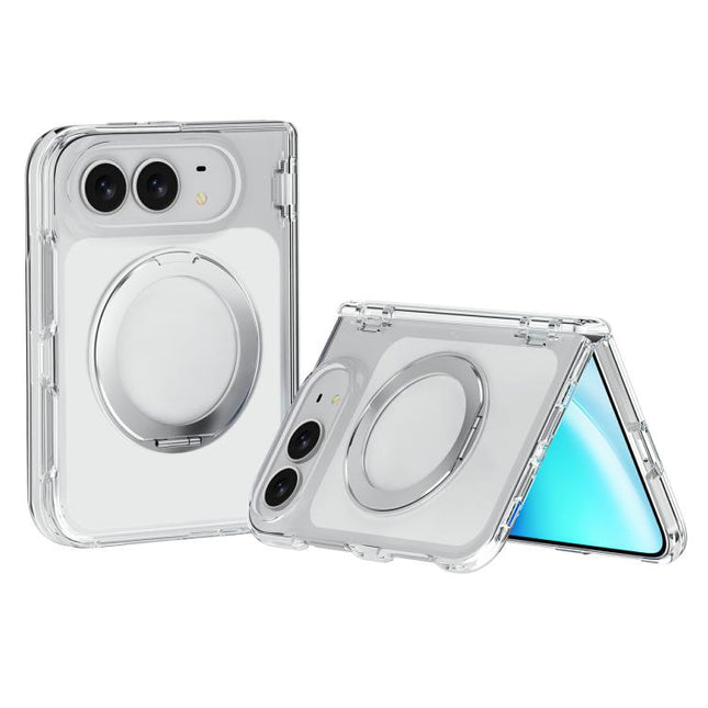 Terminator Style 360 Degree Rotation Holder Magnetic Phone Case, For iPhone Duo