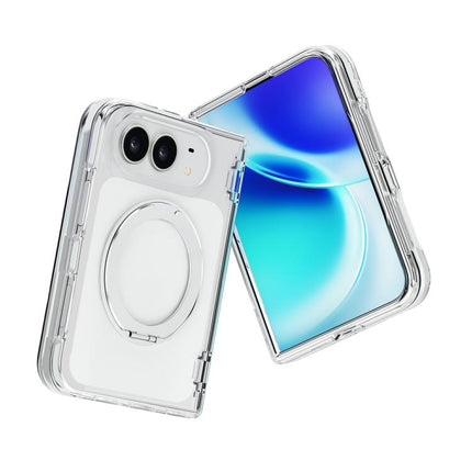 Terminator Style 360 Degree Rotation Holder Magnetic Phone Case, For iPhone Duo