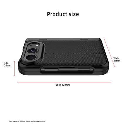Integrated Flip Cover Holder Spray-Coated Finish Magnetic Phone Case, For iPhone Duo