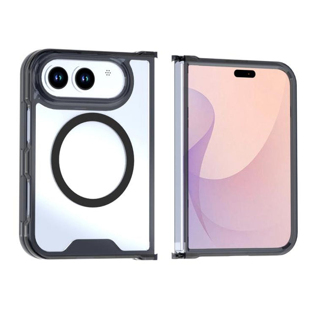 Crystal Acrylic Magnetic Phone Case, For iPhone Duo