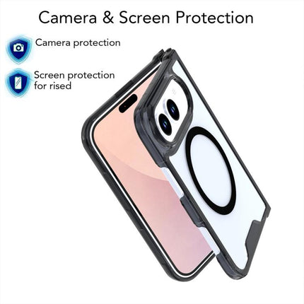 Crystal Acrylic Magnetic Phone Case, For iPhone Duo