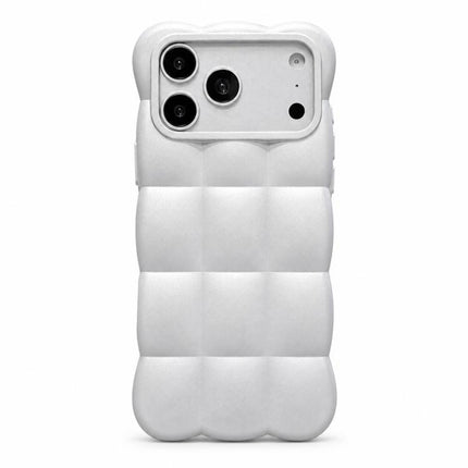 Solid Color Cloud Square TPU Phone Case, For iPhone 18, For iPhone 18 Pro, For iPhone 18 Pro Max