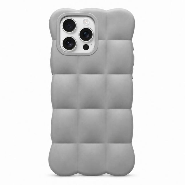 Solid Color Cloud Square TPU Phone Case, For iPhone 16 Pro Max, For iPhone 16 Pro, For iPhone 16 Plus