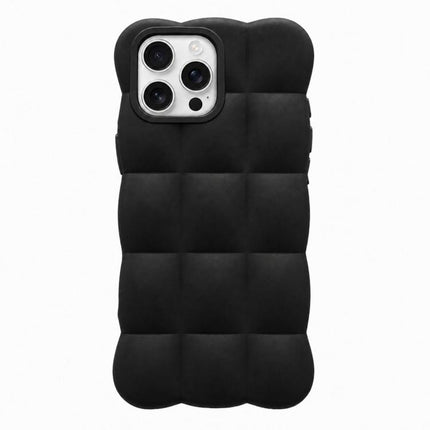 Solid Color Cloud Square TPU Phone Case, For iPhone 16 Pro Max, For iPhone 16 Pro, For iPhone 16 Plus