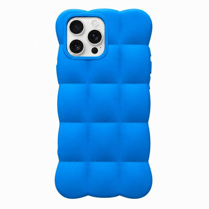 Solid Color Cloud Square TPU Phone Case, For iPhone 16 Pro Max, For iPhone 16 Pro, For iPhone 16 Plus