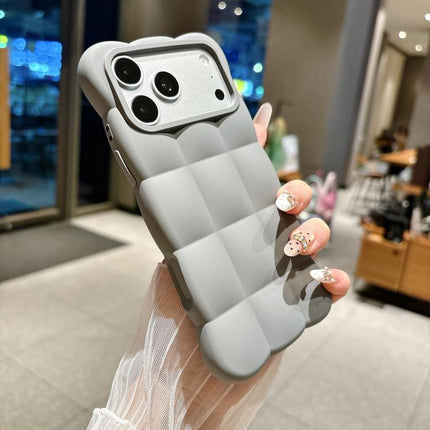 Solid Color Cloud Square TPU Phone Case, For iPhone 16, For iPhone 15 Pro Max, For iPhone 15 Pro