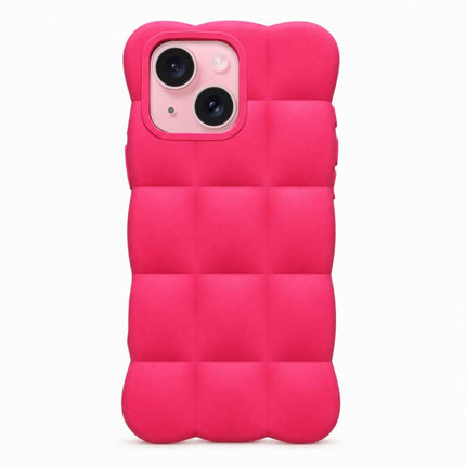 Solid Color Cloud Square TPU Phone Case, For iPhone 15 Plus, For iPhone 15
