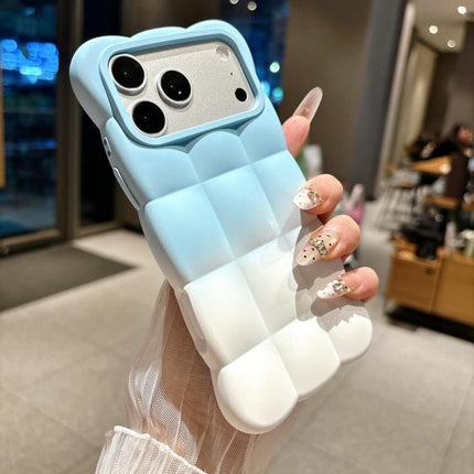 Gradient Cloud Square TPU Phone Case, For iPhone 18, For iPhone 18 Pro, For iPhone 18 Pro Max