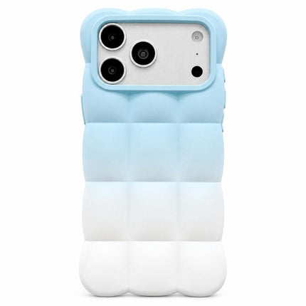 Gradient Cloud Square TPU Phone Case, For iPhone 17 Pro Max, For iPhone 17 Pro, For iPhone 17