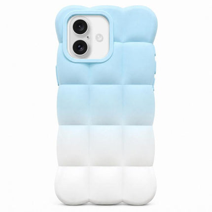 Gradient Cloud Square TPU Phone Case, For iPhone 17 Pro Max, For iPhone 17 Pro, For iPhone 17