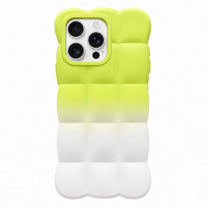 Gradient Cloud Square TPU Phone Case, For iPhone 16 Pro Max, For iPhone 16 Pro, For iPhone 16 Plus