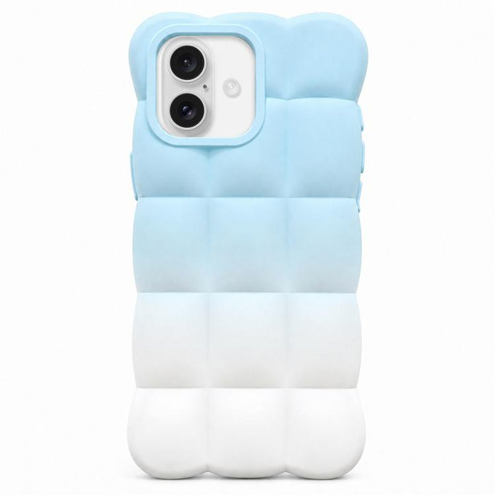 Gradient Cloud Square TPU Phone Case, For iPhone 16, For iPhone 15 Pro Max, For iPhone 15 Pro