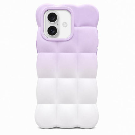 Gradient Cloud Square TPU Phone Case, For iPhone 16, For iPhone 15 Pro Max, For iPhone 15 Pro