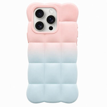 Gradient Cloud Square TPU Phone Case, For iPhone 16, For iPhone 15 Pro Max, For iPhone 15 Pro