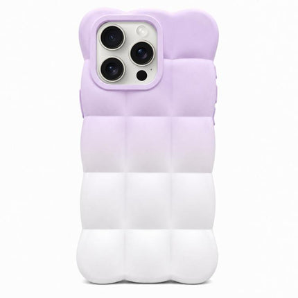 Gradient Cloud Square TPU Phone Case, For iPhone 16, For iPhone 15 Pro Max, For iPhone 15 Pro