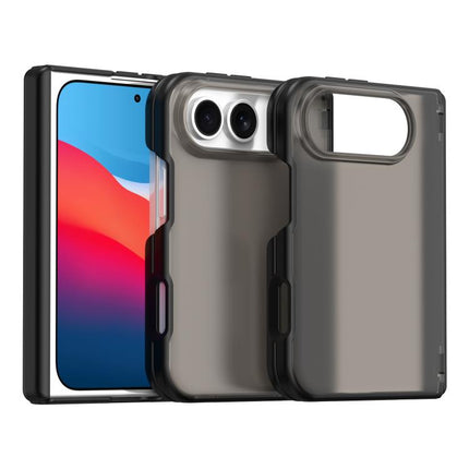 Fan Dun Series TPU Hybrid PC Frosted Central Axis Phone Case, For iPhone Duo