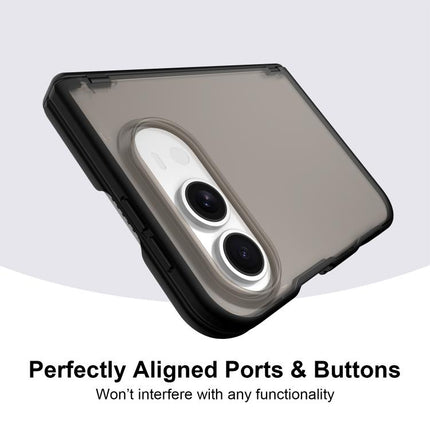 Fan Dun Series TPU Hybrid PC Frosted Central Axis Phone Case, For iPhone Duo