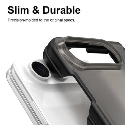 Fan Dun Series TPU Hybrid PC Frosted Central Axis Phone Case, For iPhone Duo