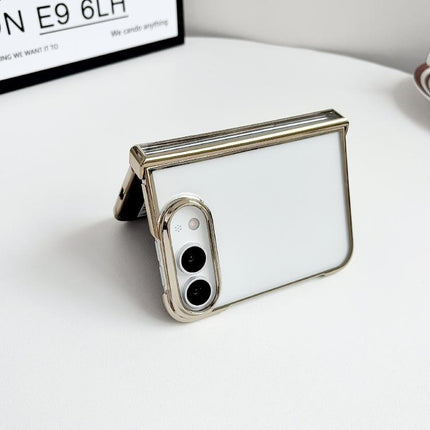Three Parts 6D Electroplating PC Shockproof Phone Case, For iPhone Duo