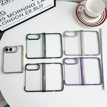 Three Parts 6D Electroplating PC Shockproof Phone Case, For iPhone Duo