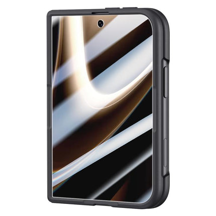 Shield Armor Series Integrated Privacy Film Matte Frosted Full Coverage Phone Case with Lens Holder, For iPhone Duo