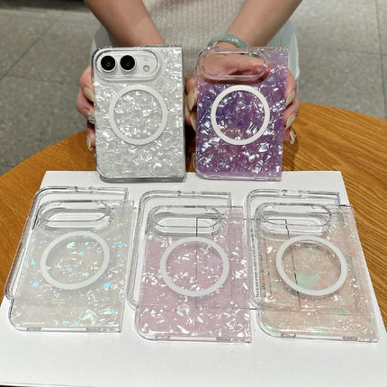 Shell Pattern Two-section PC Magnetic Phone Case, For iPhone Duo