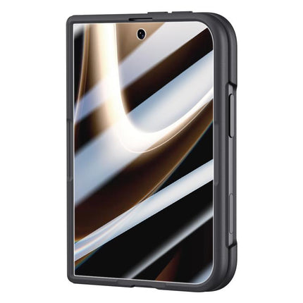 Shield Series Integrated Privacy Film Matte Frosted Magnetic Phone Case with 360-Degree Rotating Stand, For iPhone Duo