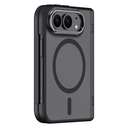 Shield Series Integrated HD Film Matte Frosted Magnetic Phone Case, For iPhone Duo
