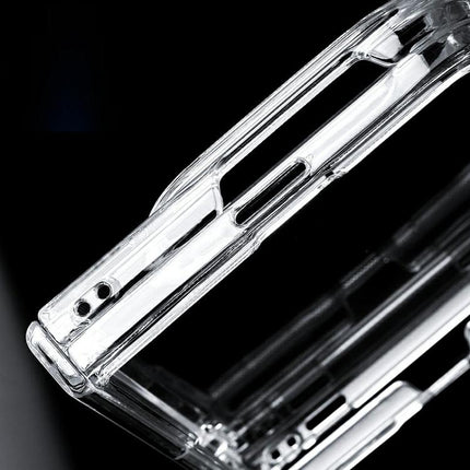 Clear Central Axis PC Phone Case, For iPhone Duo