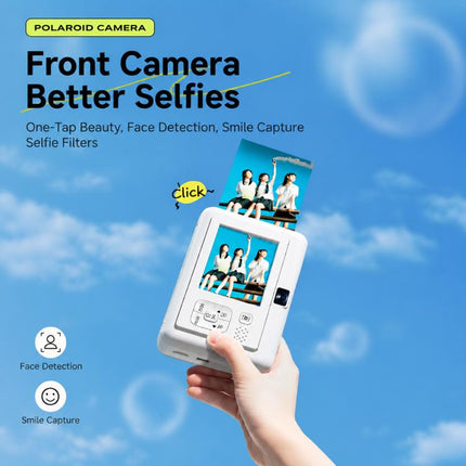 DC505 2.8 inch 4K Children Color Screen Printing Camera Student Selfies Camera, No Memory Card + 10 Photo Papers, 32G Memory Card + 10 Photo Papers, 64G Memory Card + 10 Photo Papers