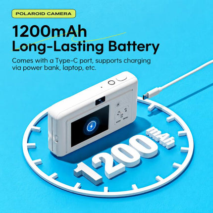 DC505 2.8 inch 4K Children Color Screen Printing Camera Student Selfies Camera, No Memory Card + 10 Photo Papers, 32G Memory Card + 10 Photo Papers, 64G Memory Card + 10 Photo Papers