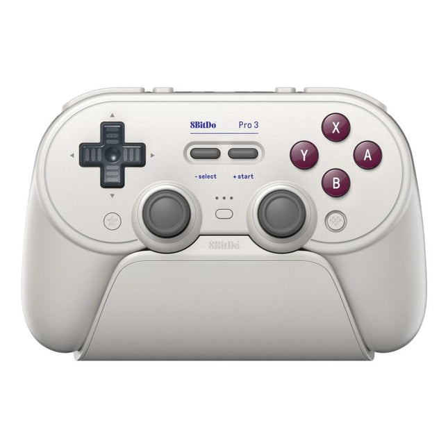 8BitDo Pro 3 Wireless Controller – TMR Joysticks, Dual Triggers, Charging Dock