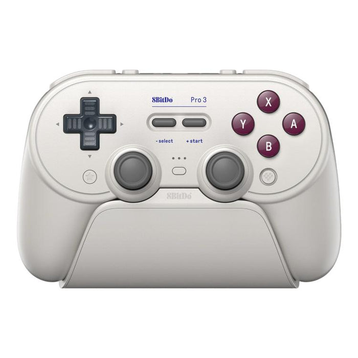 8BitDo Pro 3 Wireless Controller – TMR Joysticks, Dual Triggers, Charging Dock