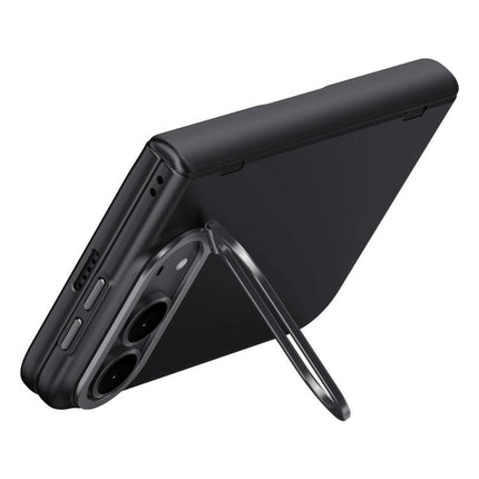 Crazy Series Integrated Privacy Film Skin Feel Center Axis Phone Case with Lens Holder, For iPhone Duo