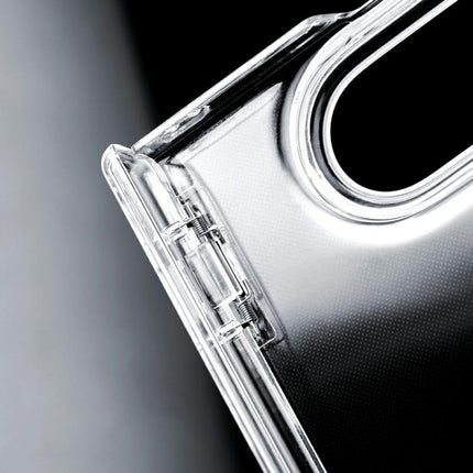 Transparent PC Dual Axis Shockproof Phone Case with Lens Cover, For iPhone Duo